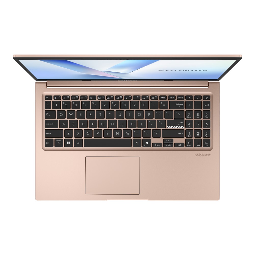 華碩 ASUS Vivobook AI筆電 15.6" (Intel Core5-320/8G/512G/UMA/W11) 金 - 細節圖 3