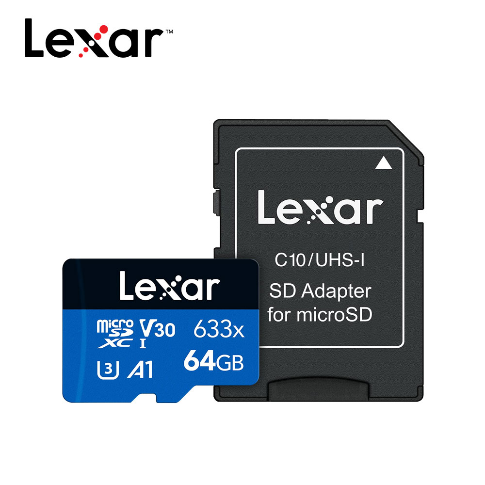 Lexar 633x MicroSDHC A1 U3 64G記憶卡
