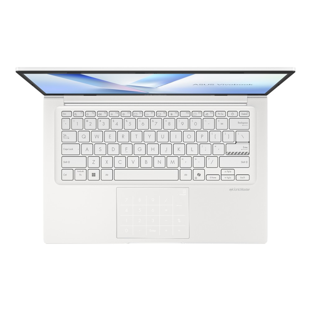 華碩 ASUS Vivobook AI筆電 14" (Intel Core5-120U/8G/512G/UMA/W11) 白 - 細節圖 3