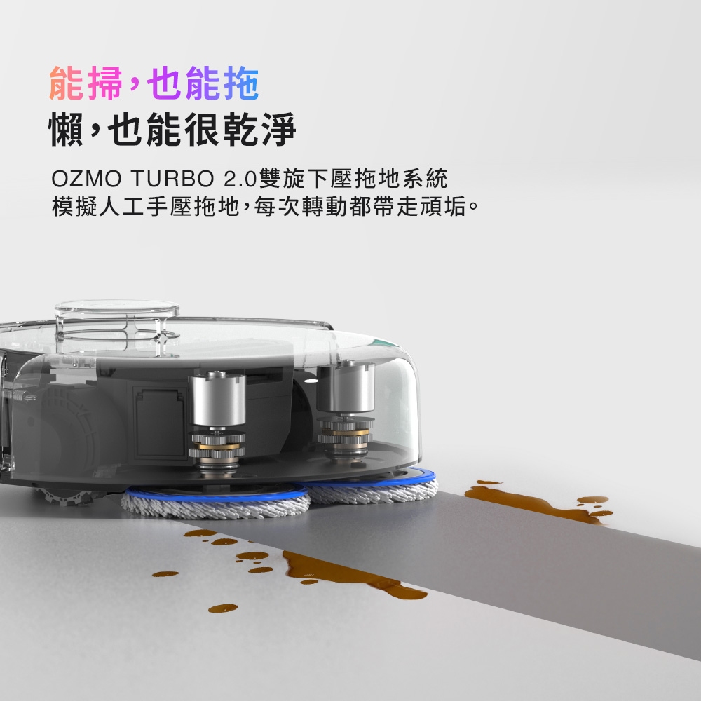 科沃斯 ECOVACS mini 全能掃拖機器人-藍色 - 細節圖 2