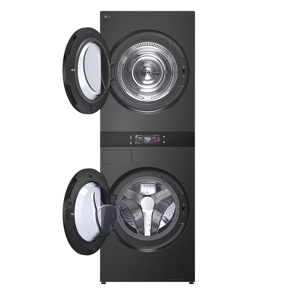 LG 18+18公斤AI智控洗乾衣機(黑色) - 細節圖 1