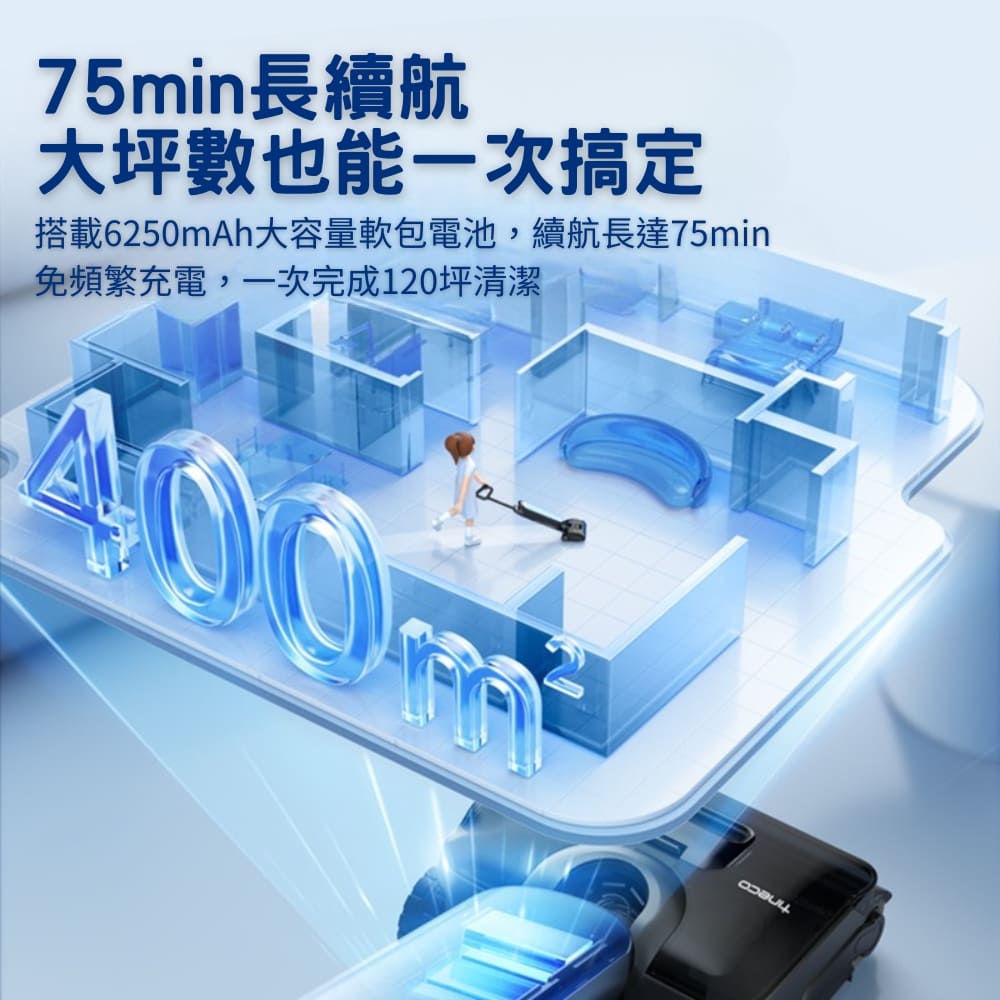 添可 Tineco AI美型長續航平躺速乾洗地機 - 細節圖 2