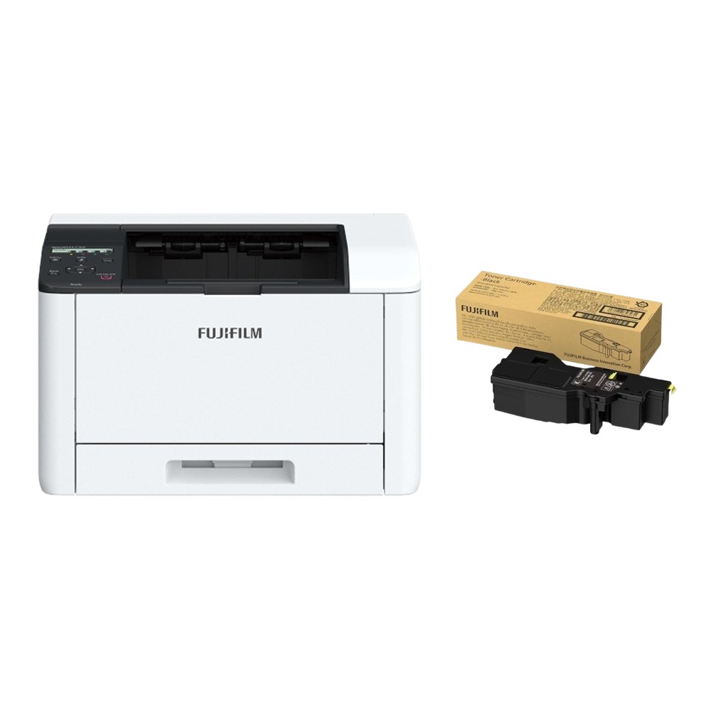 【組合】FUJIFILM AP C325dw 彩色雷射無線印表機+黑色碳粉匣(6K)