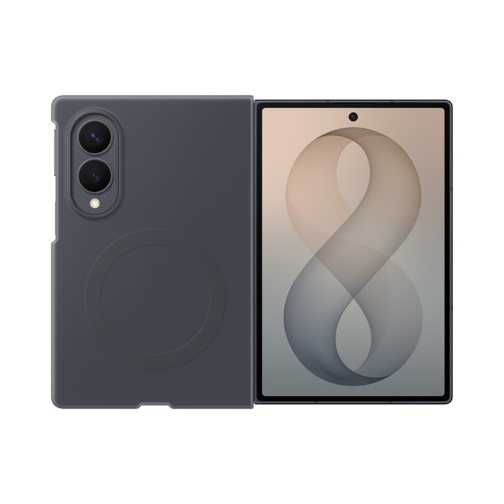 SAMSUNG Fold8 矽膠磁吸保護殼-黑