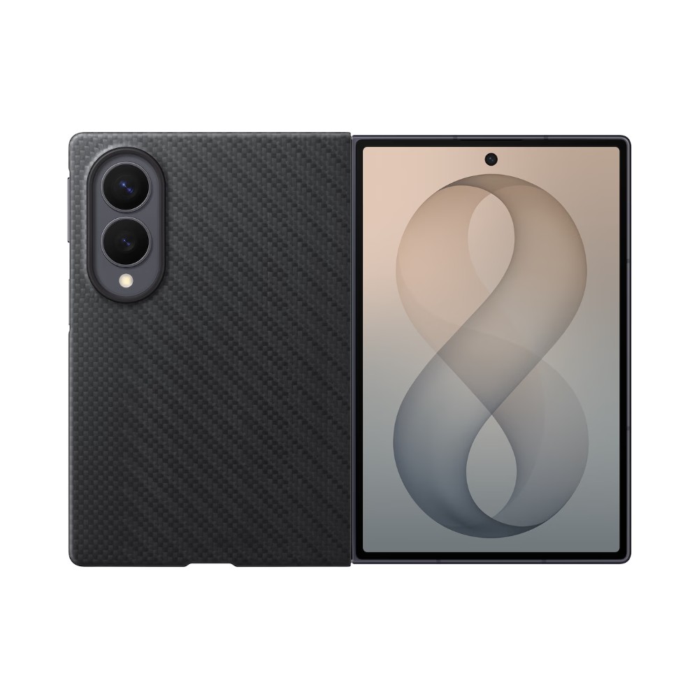 SAMSUNG Fold8 碳纖維磁吸保護殼-黑