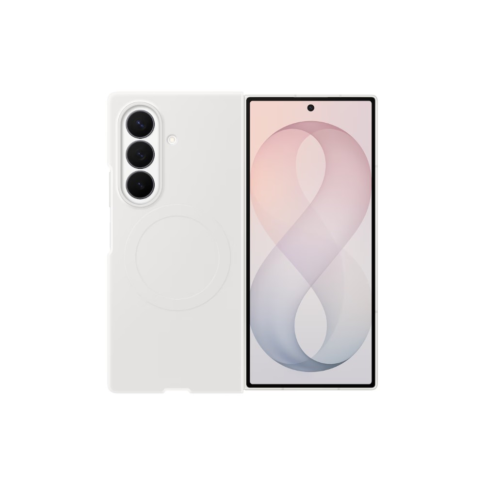 SAMSUNG Fold8 Ultra 矽膠磁吸保護殼-白