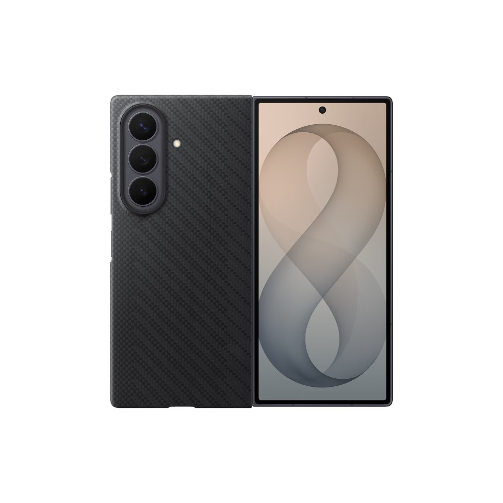 SAMSUNG Fold8 Ultra 碳纖維磁吸保護殼-黑 - 主要圖片