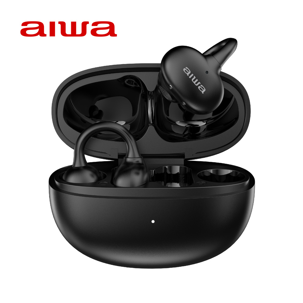 aiwa AT-H06 EDGE 耳夾式無線藍牙耳機-黑