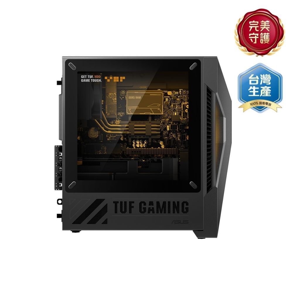 華碩 ASUS T500 AI電競桌機 (Intel Core5-210H/16G/1T/GeForce RTX 5060Ti-8G/W11/500W) - 細節圖 4