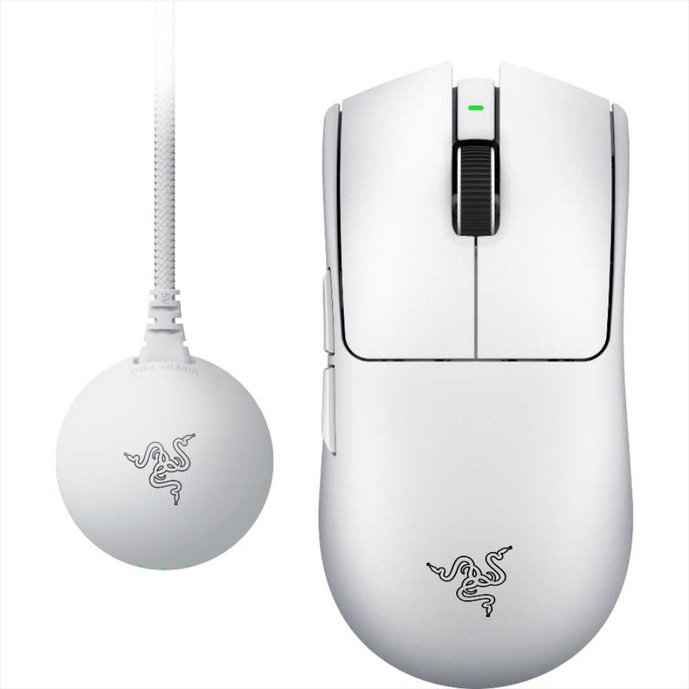 Razer Viper V4 Pro無線電競滑鼠-白