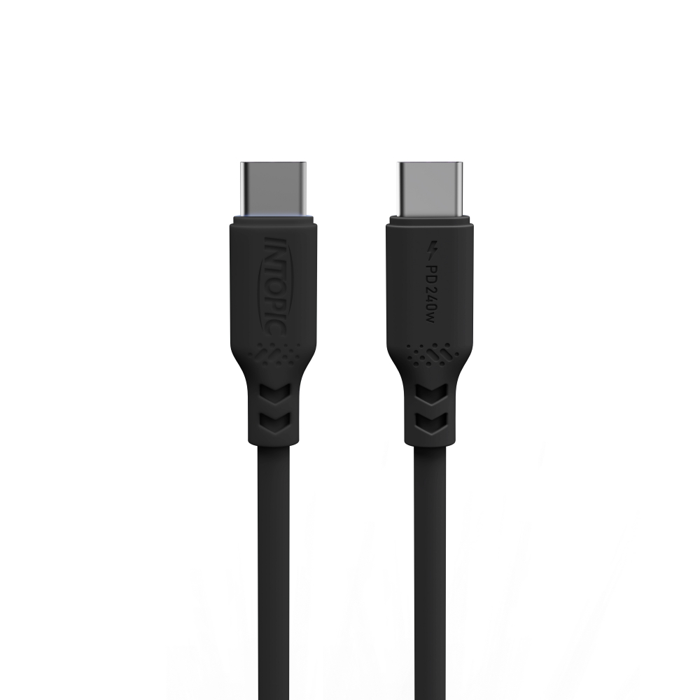 INTOPIC Type-C PD240W液態矽膠充電傳輸線