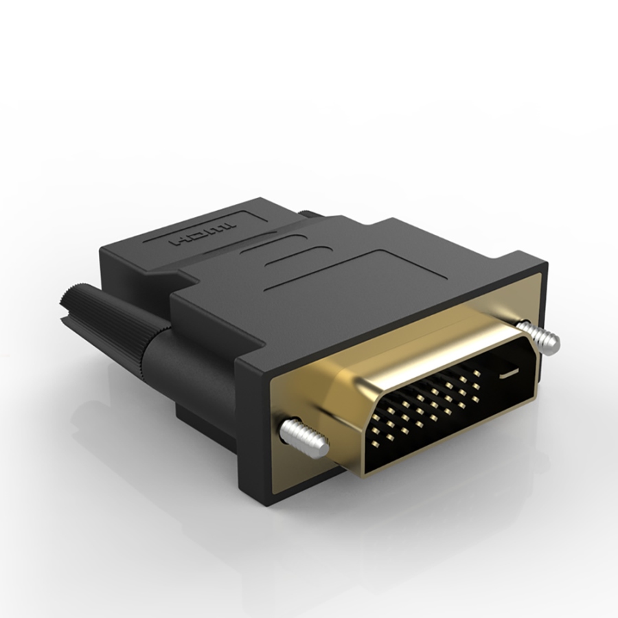 dike dvi公转hdmi母转接器 dao420bk